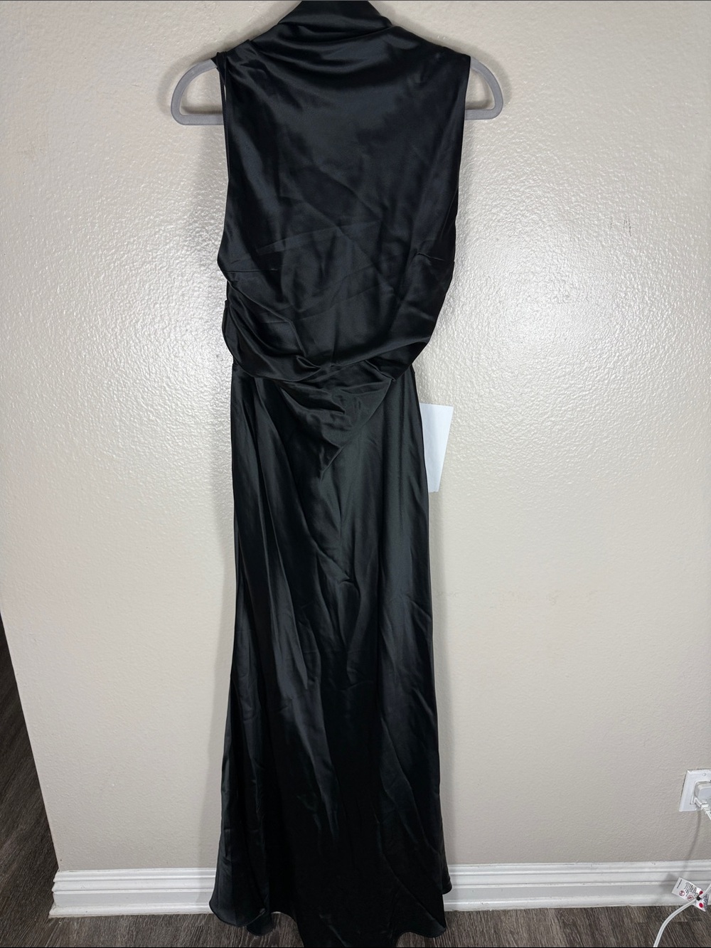 MISHA The Cameron Satin Dress Black - Picture 5 of 10